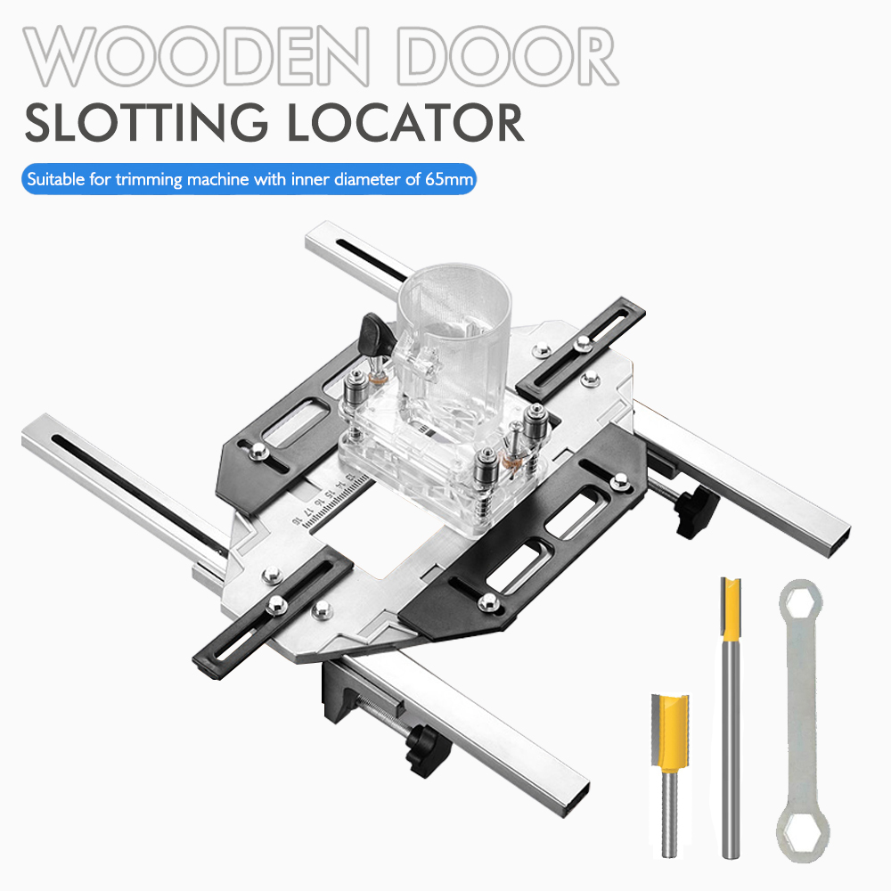 Woodworking Router Templates - Gabarit de charnière de porte, gabarit