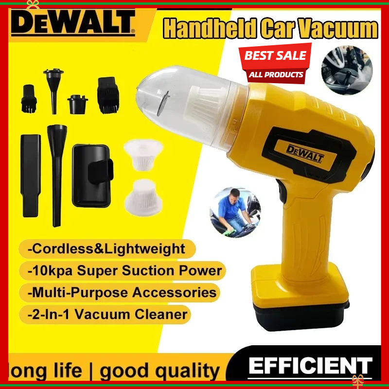 Vacuum Cleaner Woodworking - Aspirateur de voiture portatif DEWALT 10Kpa