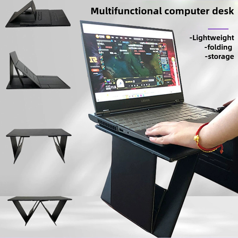 Woodworking Book - Support d'ordinateur portable pliable multifonctionnel, support