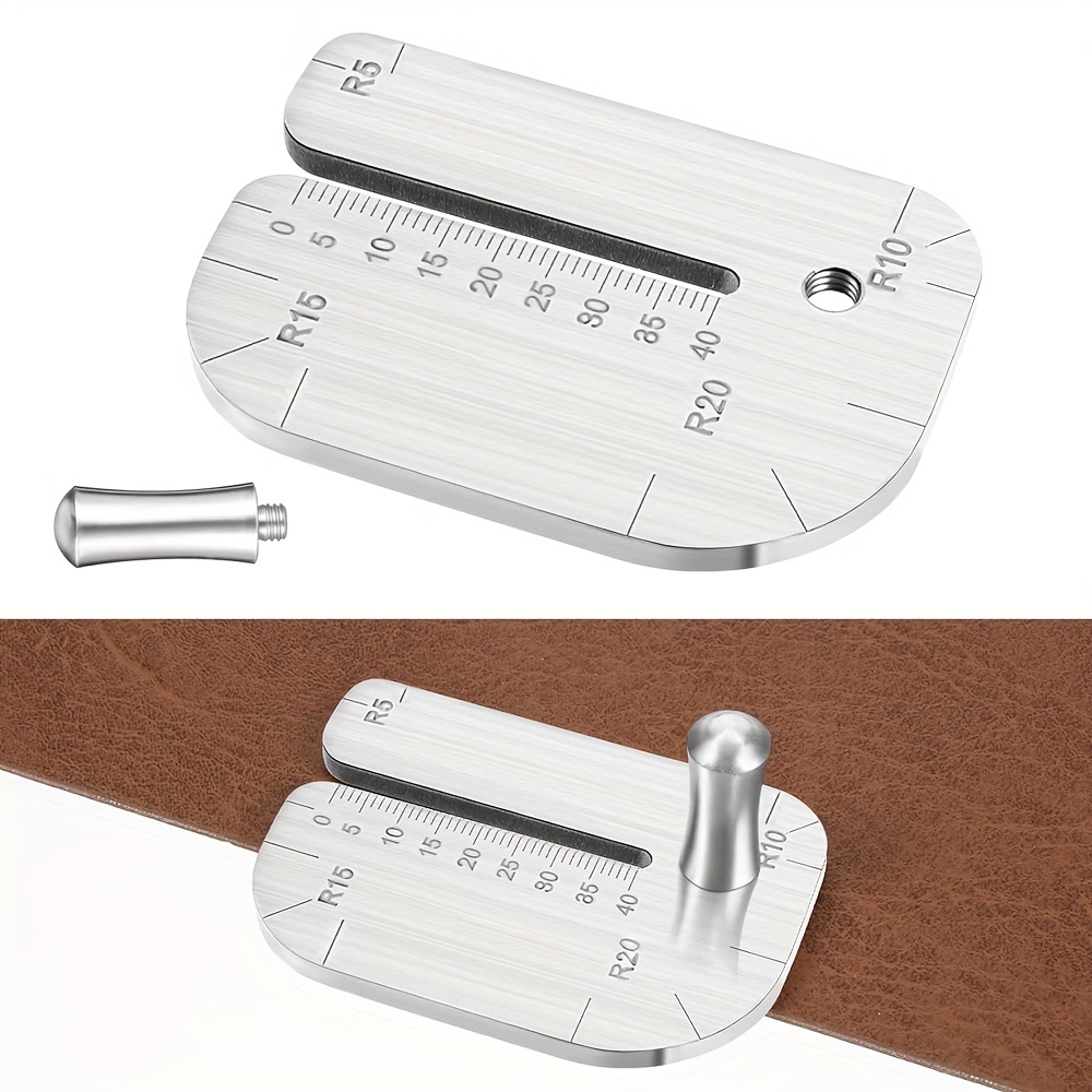 Woodworking Router Templates - Gabarit d'angle arrondi en acier inoxydable