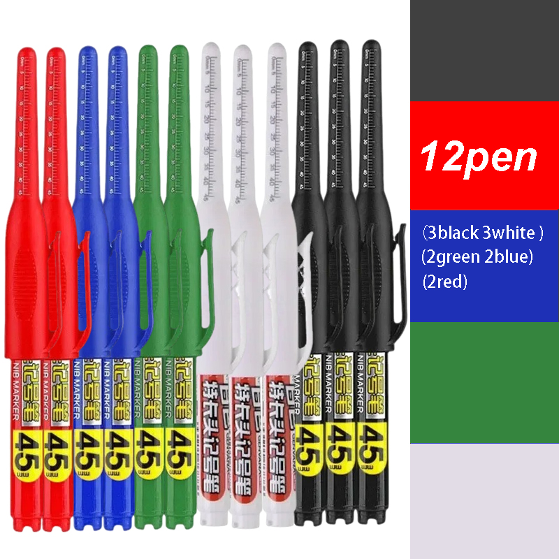 Woodworking Oil - Ensemble de 12 stylos marqueurs à