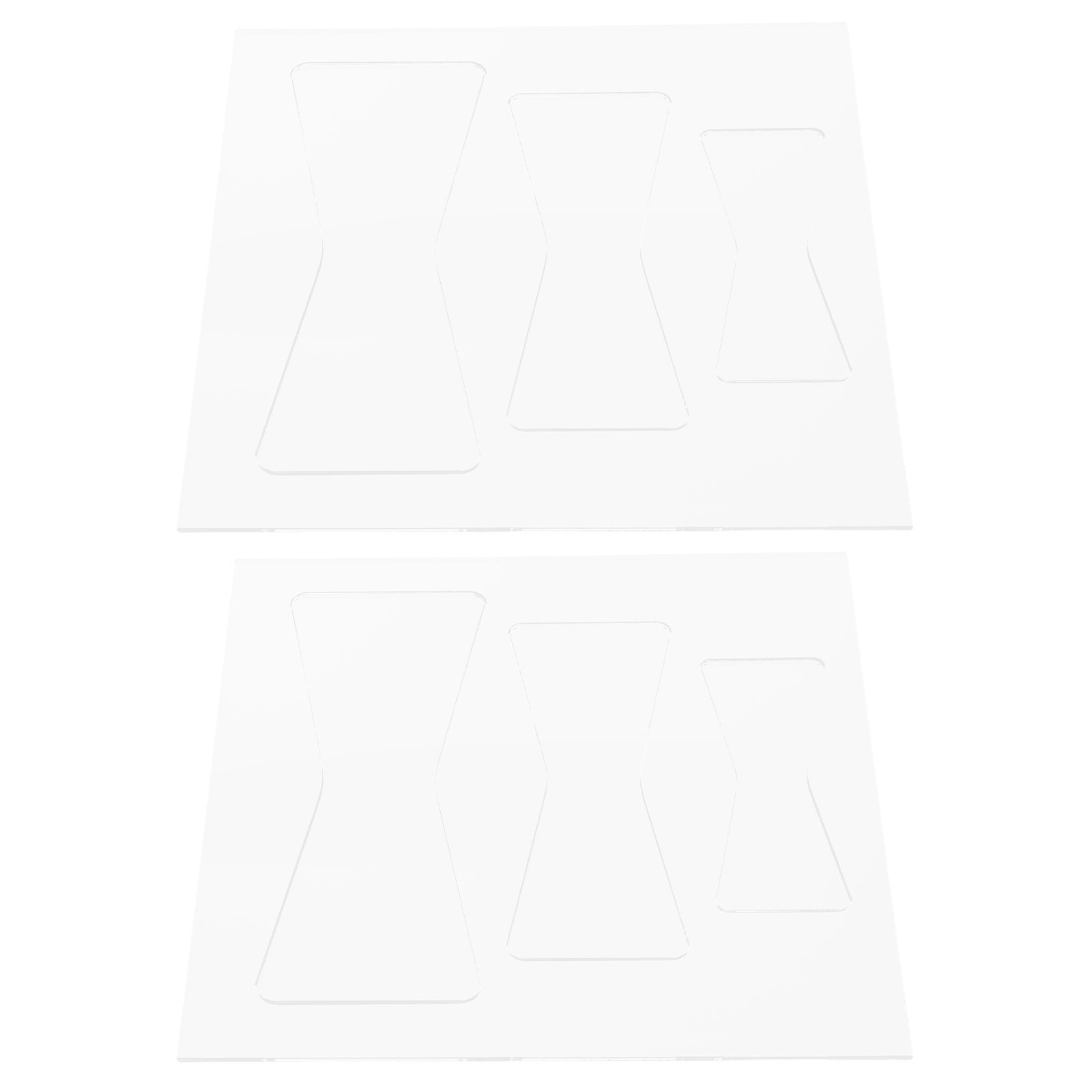 Woodworking Router Templates - Lot de 2 gabarits de menuiserie
