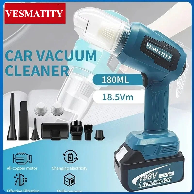 Vacuum Cleaner Woodworking - Aspirateur sans fil 7 buses 200W