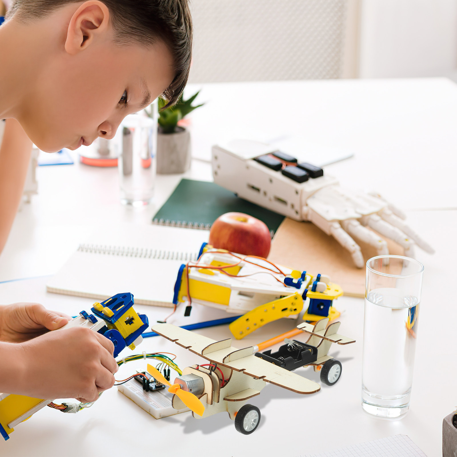 Kit scientifique DIY d'avion p - Woodworking For Kids avis et prix