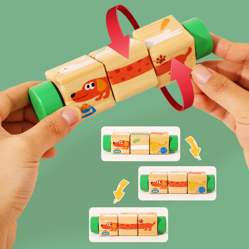 Puzzle rotatif en bois pour bé - Woodworking For Kids avis et prix