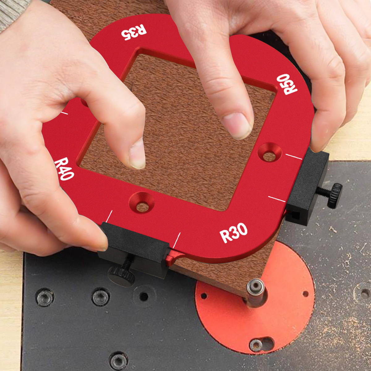 Gabarit d'angle arrondi pour d - Woodworking Router Templates avis et prix