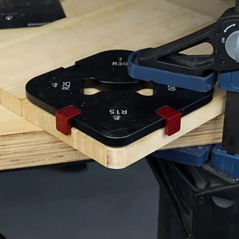 Gabarit d'angle en alliage d'a - Woodworking Router Templates avis et prix