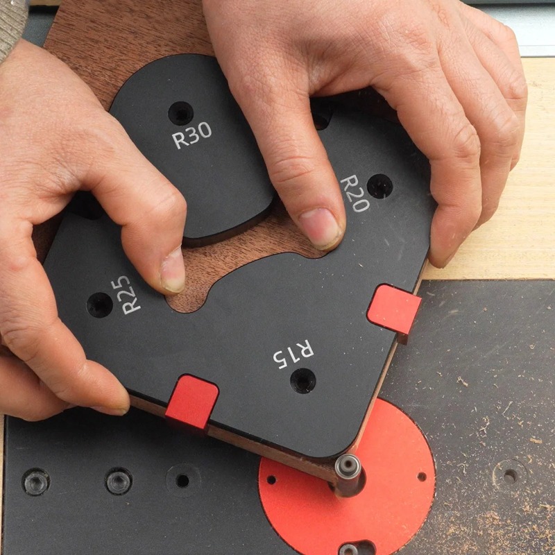 Gabarit d'angle en alliage d'a - Woodworking Router Templates avis et prix