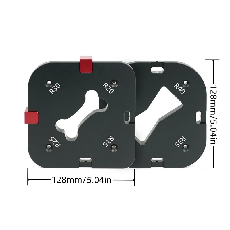 Gabarit d'angle en alliage d'a - Woodworking Router Templates avis et prix