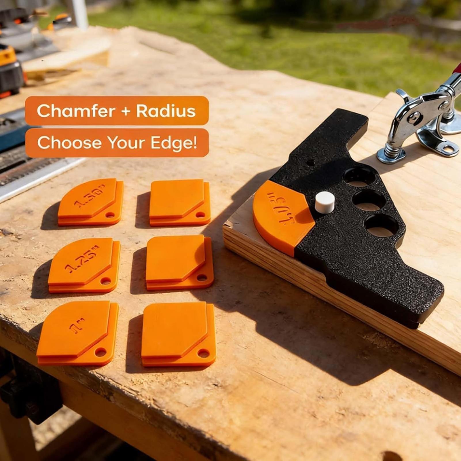 Gabarit de rayon d'angle pour  - Woodworking Router Templates avis et prix