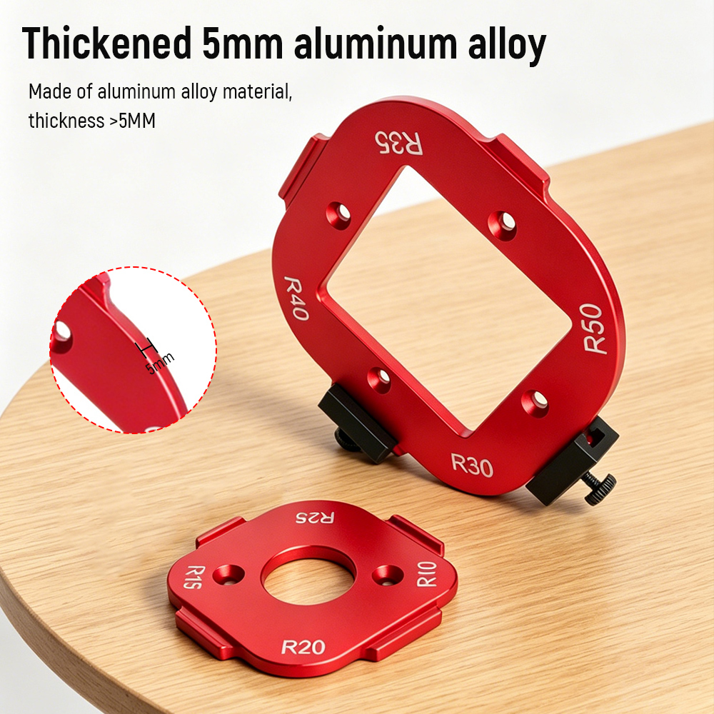 Gabarit d'angle arrondi en alu - Woodworking Router Templates avis et prix