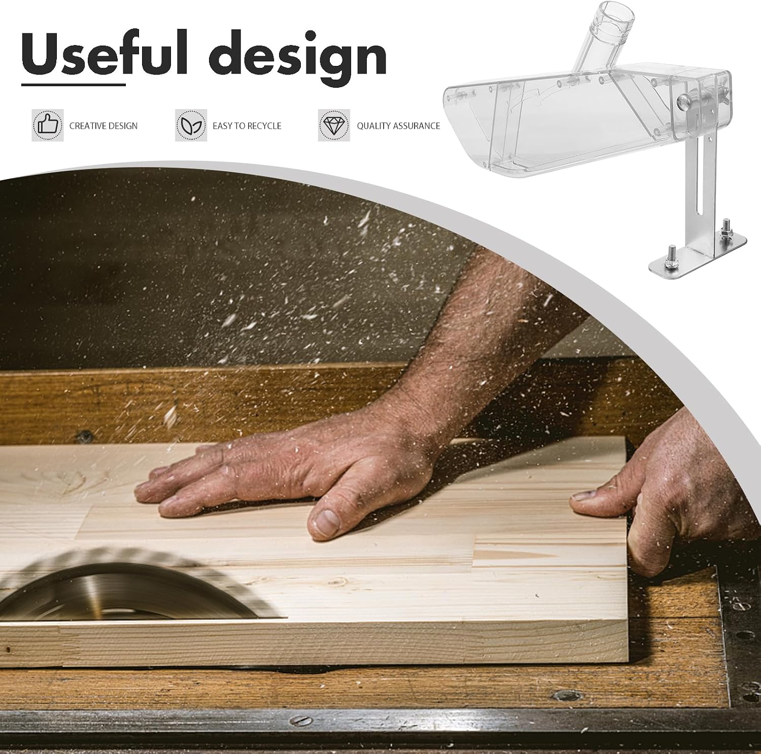 Cache de protection transparen - Vacuum Cleaner Woodworking avis et prix