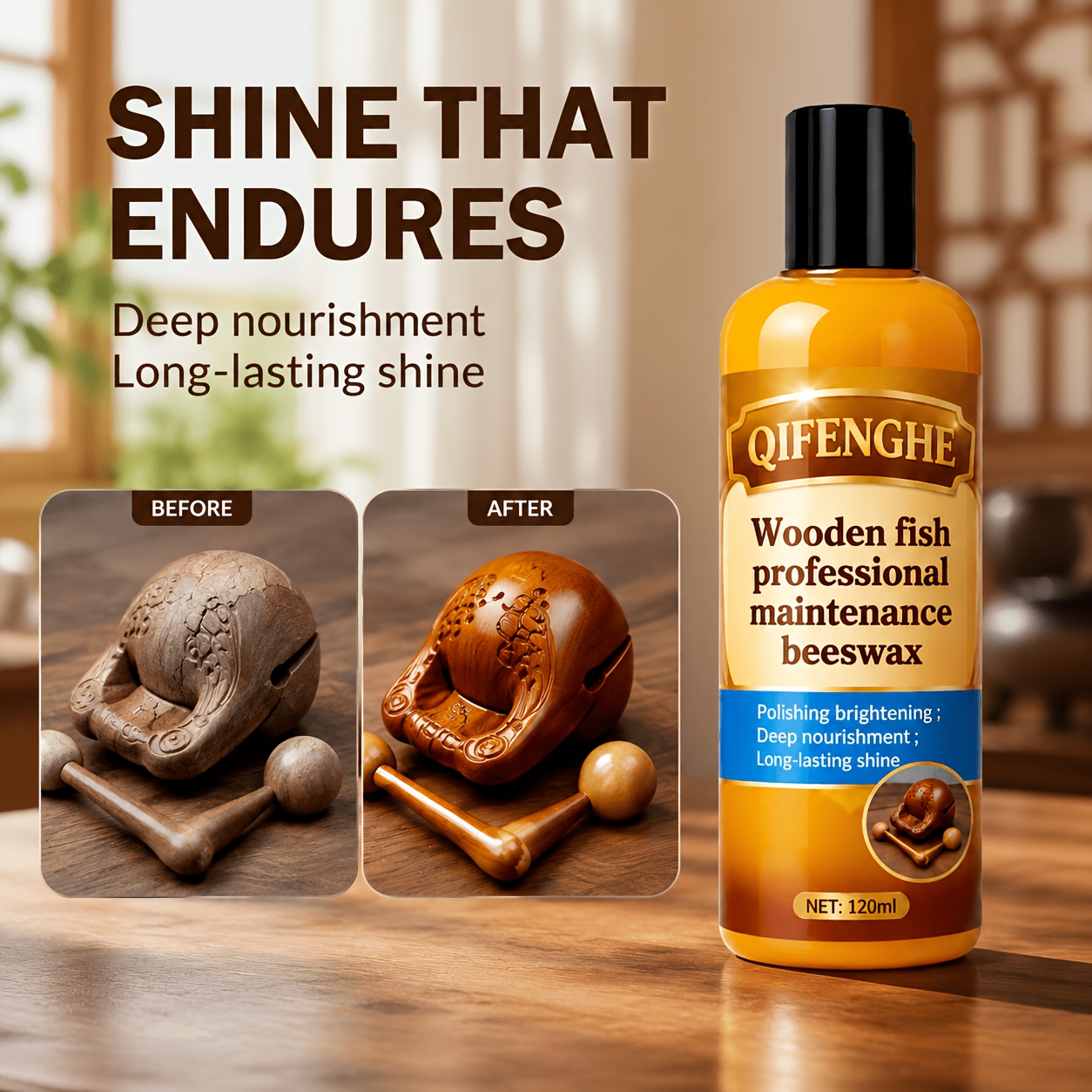 Cire d'abeille Quick Shine pou - Woodworking Oil avis et prix